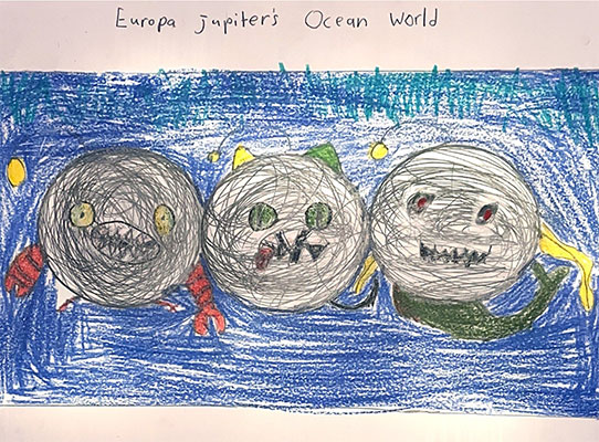 Art submission for the Europa Clipper Art Challenge.